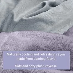 Dreamlab Dream Lab Amethyst And Quartz Crystal Cooling Reversible Weighted Blanket With Removable Cover, 15 Pounds, Lavender -Electric Blankets Sales Store 514m3PIp1HL