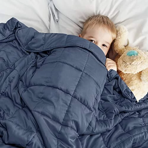 Yescool Cooling Weighted Blankets, Soft Heavy Blankets For Adults And Teens Sleeping, Cool Breathable Blanket For All Season With Premium Glass Bead, Washable, Grey (Grey, 60x80-20lbs) 14 Yescool Cooling Weighted Blankets, Soft Heavy Blankets For Adults And Teens Sleeping, Cool Breathable Blanket For All Season With Premium Glass Bead, Washable, Grey (Grey, 60x80-20lbs) - Image 12