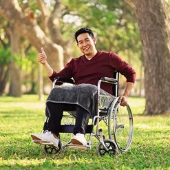 MAXTID Small Weighted Lap Blanket For Sofa Heavy Lap Pad 39in X 23in 8 Lbs - Dark Grey For Adults, Kids -Electric Blankets Sales Store 516nsVc1KXL