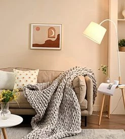 MLMGUO Chunky Velvet Knitted Weighted Blanket, Hand Made Chunky Knit Weighted Throw For Sleep, Stress Or Home Décor,Handmade Weighted Blankets For Sofa, Bed, Couch(Light Grey, 50''x60'' 10 Lbs) 14 MLMGUO Chunky Velvet Knitted Weighted Blanket, Hand Made Chunky Knit Weighted Throw For Sleep, Stress Or Home Décor,Handmade Weighted Blankets For Sofa, Bed, Couch(Light Grey, 50''x60'' 10 Lbs) -Electric Blankets Sales Store 519NYkjBFvL