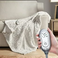 Hyde Lane Sherpa Electric Throw Blanket | Premium Snow Leopard 60x70 Oversized Plush Heating Blanket | Extra Cozy & Soft | 3 Heat Settings | Auto-Shutoff | Machine Washable -Electric Blankets Sales Store 51AHlCjEXVL. AC