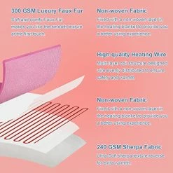 Bilicolor Heated Blanket Electric Throw Luxury Faux Fur Sherpa Fast Heating Blanket ETL Certification With 5 Heating Levels 3 Hours Auto Off Machine Washable Grey 14 Bilicolor Heated Blanket Electric Throw Luxury Faux Fur Sherpa Fast Heating Blanket ETL Certification With 5 Heating Levels 3 Hours Auto Off Machine Washable Grey -Electric Blankets Sales Store 51BCQjGuCGL