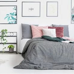 Generic Duvet Cover For Weighted Blanket, Heavy Blanket Removable Cover With Breathable Washed Cotton, Microfiber Duvet Cover & Side Zipper With 4 Corner Ties (60"x80") 14 Generic Duvet Cover For Weighted Blanket, Heavy Blanket Removable Cover With Breathable Washed Cotton, Microfiber Duvet Cover & Side Zipper With 4 Corner Ties (60"x80") -Electric Blankets Sales Store 51BCapgaN3L. AC