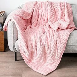 Mr. Sandman Mr.Sandman Weighted Blanket Minky To Sherpa Reversible Queen Size( 60"x80") 15lbs, Soft Fuzzy Heavy Bed Blankets For 130-180lbs Adults - Grey -Electric Blankets Sales Store 51ChQnRktTL. AC 1
