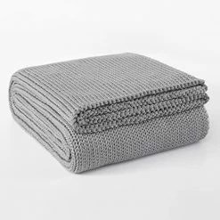 L'AGRATY Knitted Weighted Blanket(60"x80" 20lbs) Cooling Chunky Knit Heavy Blanket For Adults Braided Crochet Throw Blanket Thick Cable Yarn Knit Decorative Blanket No Beads Evenly Weighted Machine Washable Dark Grey -Electric Blankets Sales Store 51GUUTnUUgL. AC 1