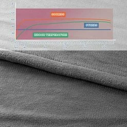 Coomiss Twin Size Heated Blanket Electric Throw 62" X 84" Oversize Flannel Fast Heating Blanket ETL Certification With 4 Heating Levels & 10 Hours Auto Off Machine Washable Grey -Electric Blankets Sales Store 51MkVZOxkKL