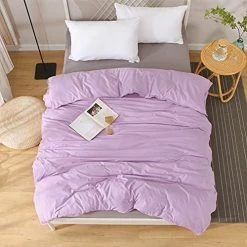 Cazlon Duvet Cover For Weighted Blanket 60"x80"/Purple,Premium Polyester Microfiber, 8 Ties/Just Duvet Cover Washed Cotton/black Gray 22 Cazlon Duvet Cover For Weighted Blanket 60"x80"/Purple,Premium Polyester Microfiber, 8 Ties/Just Duvet Cover Washed Cotton/black Gray -Electric Blankets Sales Store 51MnTZirp8S