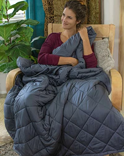 BestRest Levätä Weighted Blanket (20 Lbs, Queen Sized, Includes Machine Washable Cover) 5 BestRest Levätä Weighted Blanket (20 Lbs, Queen Sized, Includes Machine Washable Cover) - Image 3