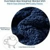 Coolplus Sherpa Weighted Blanket 15 Lbs, Soft And Warm Dual Sided Heavy Throw Blankets For Adult Twin / Full Size Bed Sleeping, Snapping And Snugging, 48 X 72 Inches, Navy Blue -Electric Blankets Sales Store 51PjRfbYvwS