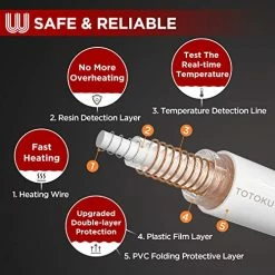 Warmrest Electric Throw Blanket Heated Blanket With 6 Heating Levels And 4 Hours Auto Shut Off, Flannel To Sherpa Super Cozy Heating Blanket, Machine Washable, 50" X 60", Charcoal -Electric Blankets Sales Store 51QKeE6BbUL