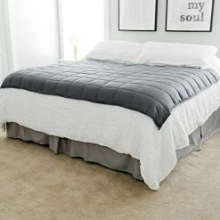 GRACED SOFT LUXURIES Weighted Blanket Heavy Blanket Weighted Blanket Adult | 100% Cotton With Premium Glass Beads (60" X 80" | 20 Lbs) -Electric Blankets Sales Store 51RHOxqBAHL