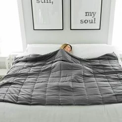 GRACED SOFT LUXURIES Weighted Blanket Heavy Blanket Weighted Blanket Adult | 100% Cotton With Premium Glass Beads (60" X 80" | 20 Lbs) -Electric Blankets Sales Store 51Rx0Ndr9sL