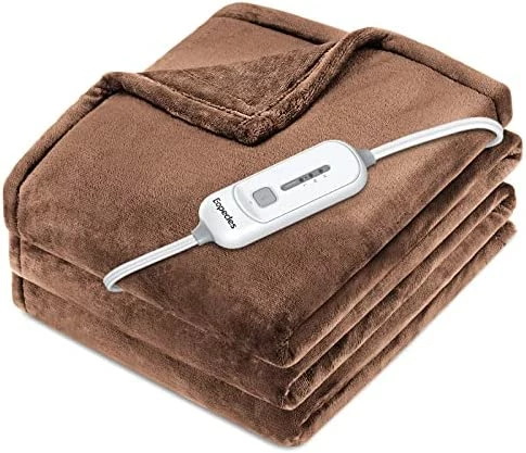 Eopecles Heated Blanket Electric Blanket Full Size, Reversible Flannel 72" X 84" For Full Bed, With 8 Hour Auto Off & 3 Heating Levels, Fast Heating Blanket-ETL Certification, Machine Washable,Green 10 Eopecles Heated Blanket Electric Blanket Full Size, Reversible Flannel 72" X 84" For Full Bed, With 8 Hour Auto Off & 3 Heating Levels, Fast Heating Blanket-ETL Certification, Machine Washable,Green - Image 8