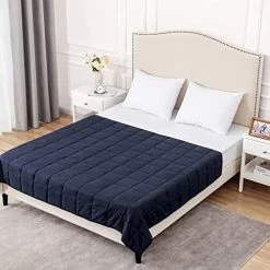 Joybest Weighted Blanket 25 Lbs 80x87 Inches, Oeko-Tex Certified Cotton Heavy Blanket With Premium Glass Beads For Adults Couple, Use On Queen & King Beds, Grey Blanket 24 Joybest Weighted Blanket 25 Lbs 80x87 Inches, Oeko-Tex Certified Cotton Heavy Blanket With Premium Glass Beads For Adults Couple, Use On Queen & King Beds, Grey Blanket -Electric Blankets Sales Store 51WU7jiuUuL. AC