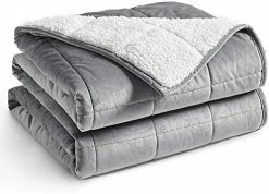 YnM Flannel Weighted Blanket (Square/Grey, 80''x87'' 25lbs), Fuzzy & Cosy Flannel Weighted Blanket Throw, Cosy & Relaxing Blanket, Home Decor Piece | A Duvet Included Sherpa Fleece Light Grey Weighted Blanket 24 YnM Flannel Weighted Blanket (Square/Grey, 80''x87'' 25lbs), Fuzzy & Cosy Flannel Weighted Blanket Throw, Cosy & Relaxing Blanket, Home Decor Piece | A Duvet Included Sherpa Fleece Light Grey Weighted Blanket -Electric Blankets Sales Store 51WmGxyXUL. AC