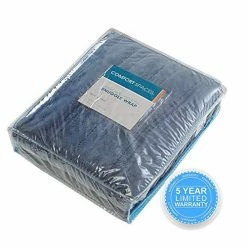 Comfort Spaces Luxury Microplush 1 Piece Electric Wrap Blanket Super Soft And Warm Reversible Heated Throw Poncho With Auto Shutoff, 50 In X 64 In, Blue -Electric Blankets Sales Store 51X9dXLsQDL