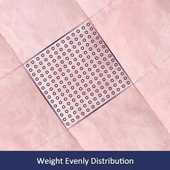 Weighted Blanket Kivik Sherpa Fleece Weighted Blanket 15 Lbs For Adult, Soft Plush Flannel Bed Blanket,Fluffy Cosy Heavy Blanket Warm Thick,Dual Side Baby Pink 60"x80" -Electric Blankets Sales Store 51ZDseaVePS