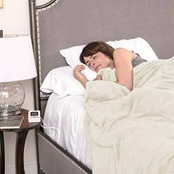 SensorPedic Heated Electric Blanket With SensorSafe, King, Ivory -Electric Blankets Sales Store 51Zt7v4m87L