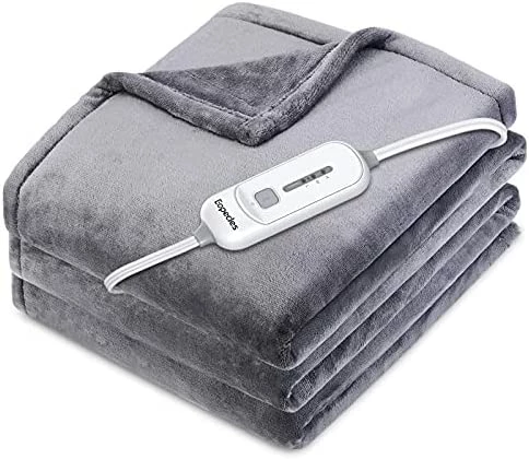 Eopecles Heated Blanket Electric Blanket Full Size, Reversible Flannel 72" X 84" For Full Bed, With 8 Hour Auto Off & 3 Heating Levels, Fast Heating Blanket-ETL Certification, Machine Washable,Green 9 Eopecles Heated Blanket Electric Blanket Full Size, Reversible Flannel 72" X 84" For Full Bed, With 8 Hour Auto Off & 3 Heating Levels, Fast Heating Blanket-ETL Certification, Machine Washable,Green - Image 7