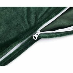 TONGDADA Removable Duvet Cover For Weighted Blanket | 60''x80'' | Premium Super Soft Minky | Dark Green Dark Green Cotton -Electric Blankets Sales Store 51eFaImE0FL