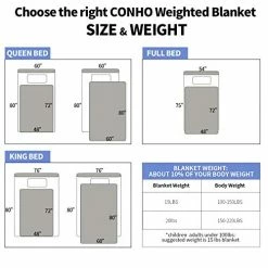 COMHO Weighted Blanket Cooling Heavy Blanket 20 Lbs,60''x80'',Queen Size 11 COMHO Weighted Blanket Cooling Heavy Blanket 20 Lbs,60''x80'',Queen Size -Electric Blankets Sales Store 51ejaRWWrkL