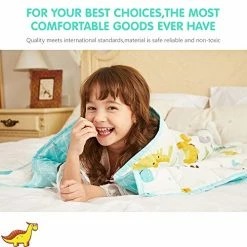 Weighted Idea Weighted Blanket 7 Pounds For Kid(4160,Young Trees Printed) Comfortable And Breathable Fabric With Premium Glass Beads Fall Fast Sleep… Navy Blue -Electric Blankets Sales Store 51ekRtFPhnL