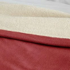 Eddie Bauer | Signature Reversible Fleece/Sherpa Electric Heated Blanket With Safe & Warm Low-Voltage Technology, Twin, Redwood -Electric Blankets Sales Store 51exn4y7L6L