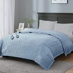 MP2 Electric Blanket King Size With Dual Control, Micro Plush Heated Blankets | Machine Washable With 20 Heating Levels & 10 Hours Shut Off, UL Certified | 90x100 Inch, Ivory [Advanced] -Electric Blankets Sales Store 51fGJjjiqdL. AC 1