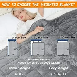 Double Couple Heated Weighted Blanket Electric Blanket For Adults 50"x60"|15 Lbs Heavy Thick Warm Bed Blanket 3 Heating Levels & 4 Hours Auto Off Machine Washable Dark Grey -Electric Blankets Sales Store 51fbISnrqoL