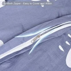 MAXIJIN 100% Breathable Cotton Duvet Cover For Weighted Blanket 60"x80" Pattern Printed Removable Heavy Blanket Cover (Printed Clouds) -Electric Blankets Sales Store 51hBj5vEHOL