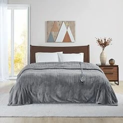 Beautyrest Reversible Microlight To Sherpa Electric Blanket, Auto Shut Off, Virtually Zero EMF, Multi Heat Setting, UL Certified, Machine Washable, Purple Full (84 Inx80 In) 31 Beautyrest Reversible Microlight To Sherpa Electric Blanket, Auto Shut Off, Virtually Zero EMF, Multi Heat Setting, UL Certified, Machine Washable, Purple Full (84 Inx80 In) -Electric Blankets Sales Store 51hzfaBLxFL. AC 1