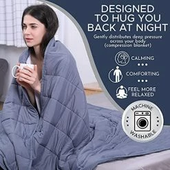 ACOMOPACK Weighted Blanket For Adults 20lbs,Heavy Blanket With Premium Glass Beads(60*80,Gray) -Electric Blankets Sales Store 51imk5jIyqS