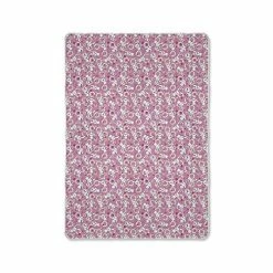 Ambesonne Anime Weighted Blanket, Funny Kawaii Illustration Rabbits Funky Animals Bunnies Humor Print, Heavyweight-Comforter With Glass Beads For Deep Sleep, 60" X 80", White Pink