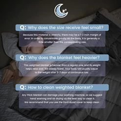 Syrinx Cooling Weighted Blanket Twin 15 Lbs For Adults (48"x72", Dark Grey, Twin Size) Breathable Weighted Blanket With No-Leaking Glass Beads -Electric Blankets Sales Store 51kqOYuHShL