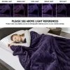 Beautyrest Reversible Microlight To Sherpa Electric Blanket, Auto Shut Off, Virtually Zero EMF, Multi Heat Setting, UL Certified, Machine Washable, Purple Full (84 Inx80 In)