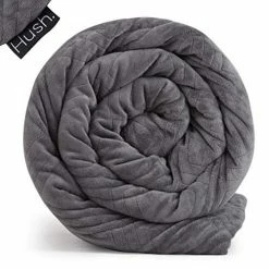 Hush. The Hush Classic Blanket | Original Luxury Weighted Blanket | Oeko-Tex Certified Cotton Material W/ Non-Toxic Glass Sand | Duvet Cover Included