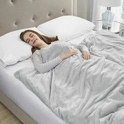 Sleep Philosophy Polyester Solid Weighted Blanket BL51-0920 -Electric Blankets Sales Store 51munJrwYsL