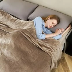 BESTCHIC Electric Heated Blanket Queen Size 84" X 90", Fast Heating Blanket 100% Polyester Soft Flannel, 4 Heating Levels 10 Hours Auto-Off, ETL Certified Dual Controllers, Machine Washable (Grey) Grey White Plaid 24 BESTCHIC Electric Heated Blanket Queen Size 84" X 90", Fast Heating Blanket 100% Polyester Soft Flannel, 4 Heating Levels 10 Hours Auto-Off, ETL Certified Dual Controllers, Machine Washable (Grey) Grey White Plaid -Electric Blankets Sales Store 51nasZdp JL. AC 3