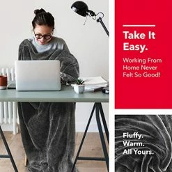 Vremi Electric Blanket With Dedicated Foot Warming Pockets - 50” X 60” Flannel Fleece Throw Heated Blanket With 6 Heat Levels, 8 Time Modes, Backlit Remote, And Overheat Protection -Electric Blankets Sales Store 51ni4ZldwoL