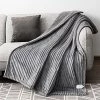 Uttermara Electric Blanket Twin Size 62x84 Inches - Soft Warm Sherpa Heated Blanket, 10 Heating Levels Fast Heating Blanket With 12hrs Auto-Off Timer, Ribbed Fleece Full Body Warming Blanket, Grey -Electric Blankets Sales Store 51o8JAtxuhL