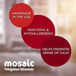 Mosaic Weighted Blankets Weighted Shoulder Wrap (Red) -Electric Blankets Sales Store 51p2tFEWvEL