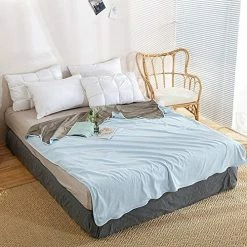 RADIABLOCK Adult EMF Protective Blanket, Organic, Anti-Radiation, Light Grey, 60''x78'' Twin Size - Thin, Gray -Electric Blankets Sales Store 51q4dNbfpzL. AC