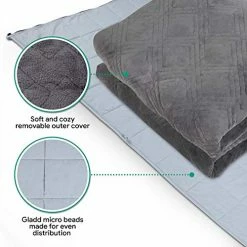 Hush 2-in-1 Luxury Weighted Blanket Bundle With Classic Cloud And Iced Covers | Temperature Regulating With Glass Sand | Includes Both Oeko-Tex Certified Cotton And 100% Bamboo Covers 15 Hush 2-in-1 Luxury Weighted Blanket Bundle With Classic Cloud And Iced Covers | Temperature Regulating With Glass Sand | Includes Both Oeko-Tex Certified Cotton And 100% Bamboo Covers -Electric Blankets Sales Store 51qQftCwaBL