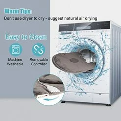 HEYNEMO Large Electric Heating Pad For Back Pain Relief And Cramps Relief,Electric Blanket Heat Wrap For Neck And Shoulders,3 Heat Settings 2 Auto-Off,25"x27" Ultra-Soft Heated Pad,Grey 21 HEYNEMO Large Electric Heating Pad For Back Pain Relief And Cramps Relief,Electric Blanket Heat Wrap For Neck And Shoulders,3 Heat Settings 2 Auto-Off,25"x27" Ultra-Soft Heated Pad,Grey -Electric Blankets Sales Store 51qpXMOjdWL