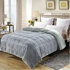 Royhom Duvet Cover For Weighted Blankets 60 X 80 Inches - Removable Weighted Blanket Cover - Soft Minky Dot, Printed Gray 23 Royhom Duvet Cover For Weighted Blankets 60 X 80 Inches - Removable Weighted Blanket Cover - Soft Minky Dot, Printed Gray -Electric Blankets Sales Store 51rOKoR22uL. AC