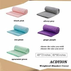 Acdyion Weighted Blanket Duvet Cover For Adults Twin Size 60x80 Heavy Blanket Duvet Cover Super Soft Minky Dot Microfiber Weighted Blanket Cover With 8 Ties Grey Grape Purple -Electric Blankets Sales Store 51sPcsHl9AL