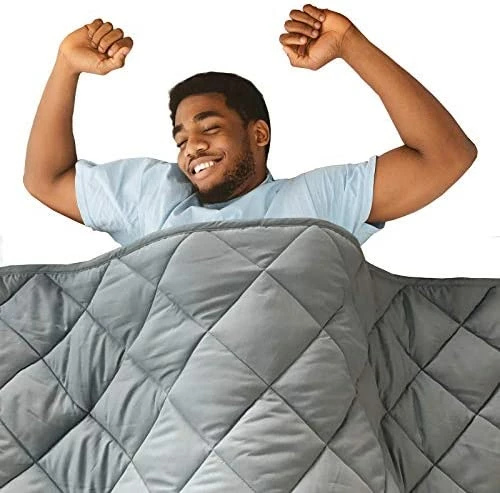 HYPNOSER Weighted Blanket Adult Queen Size (15 Lbs 60"x80") | Diamond Heavy Blanket With Glass Beads 8 HYPNOSER Weighted Blanket Adult Queen Size (15 Lbs 60"x80") | Diamond Heavy Blanket With Glass Beads - Image 6