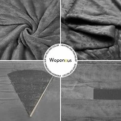 WAPANEUS Electric Blanket 72”x84” Flannel Heated Blanket Full Size With 5 Heating Settings 10 Hours Auto-Off, Fast-Heating, ETL Listed, Machine Washable, Dark Grey -Electric Blankets Sales Store 51t2ex9W8SL