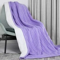 VICSAINTECK Heated Throw Blanket Electric Blanket 50"x60" Thicken Cozy Soft ETL Certification With 6 Heating Levels & 3 Auto-Off, Fast Heating Blanket For Couch Bed Sofa Deep Gray