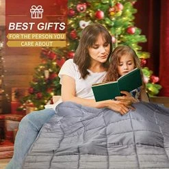 WakeSpring Weighted Blanket,41*60,7lb -Electric Blankets Sales Store 51ug88tBMxL